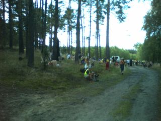 Po męczącym odcinku wreszcie odpoczynek za Brzozą